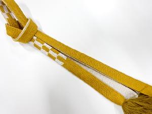 正絹　撚り房　手組帯締め